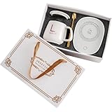 KOKUMON コーヒーカップヒーター、55度、USB電源、コーヒーミルク加熱パッド、マグカップ、サーモスタットカップ、カップウォーマー、ギフトボックス、水/紅茶/コーヒー/ミルク、その他の飲み物の保管に使用、母の日ギフト、誕生日ギフト