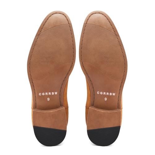 Image of CGRRBW Men's Chelsea Boots Suede Leather Casual Boots for Men