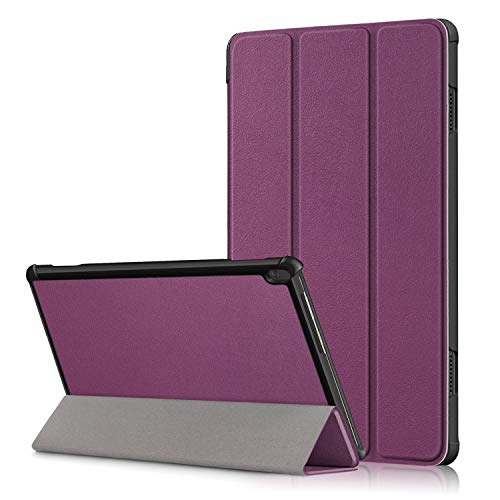 Gylint Lenovo Tab M10 HD TB-X505F Case, Smart Case Trifold Stand Slim Lightweight Case Cover for Lenovo Tab M10 HD TB-X505F TB-X505L / Lenovo Tab M10 10.1'' (TB-X605F) Purple