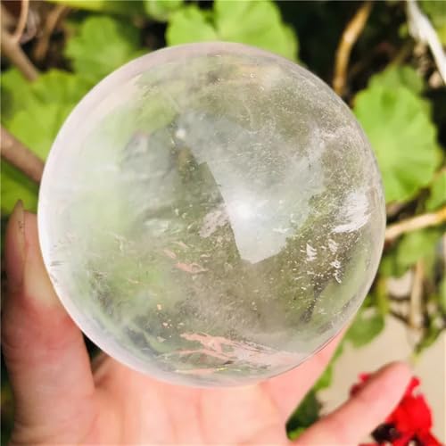 Gemstone stone esfera premium de cuarzo transparente de 9-10 cm 4