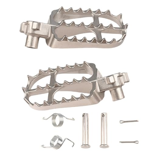 Cale pied repose-pieds avant acier inoxydable contre la boue sur Yamaha WR YZ