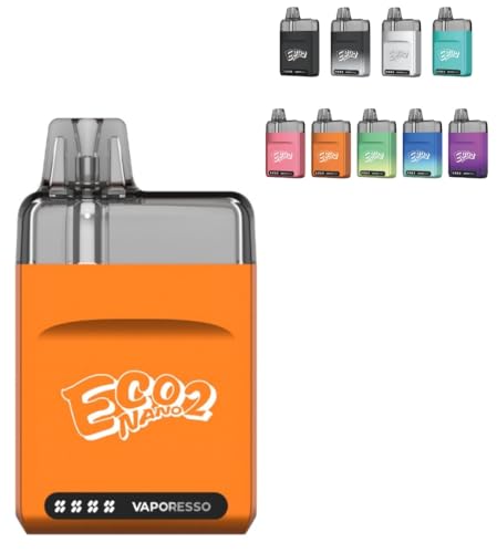 xpb\ ECO Nano 2 Pod System Kit 1000mAh 6ml Vape xCv X^[^[Lbg dq^oR ։ [d jR`t[ (Sunkissed Amber)