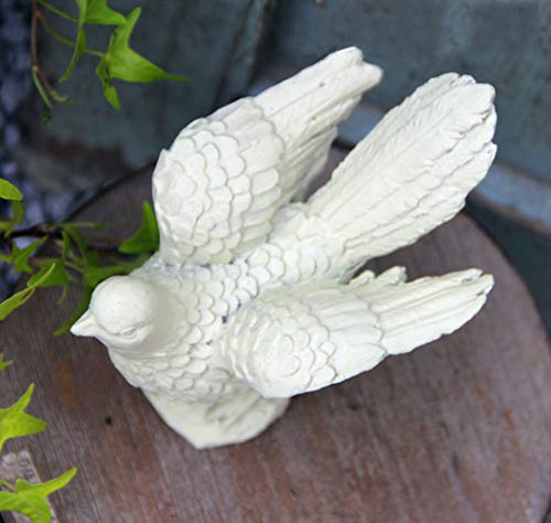Jardin oiseau décoration résine : sculpture d'animal extérieur et statue de collection - 4