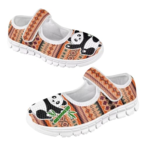 JoyLamoria Collie Print Girls Mary Jane Shoes Toddler and Little Kids Cartoon Flat Sneakers Lightweight Girls Walking Shoes Anti Slip