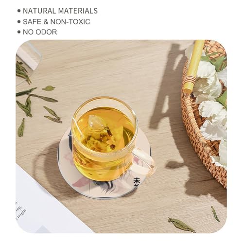 Dessous de verre anti-rayure céramique liège table basse zodiaque - 6