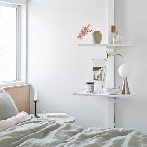 AIR SHELF Bedside Shelf Set �x�b�h�T�C�h�V�F���t ��t���@190-260cm �s���[×1 �V�F���tS×1 �V�F���tM×1 SET-AS-BSS-WH