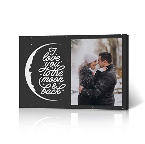 HB Art Design Custom Canvas Print with Your Photo -