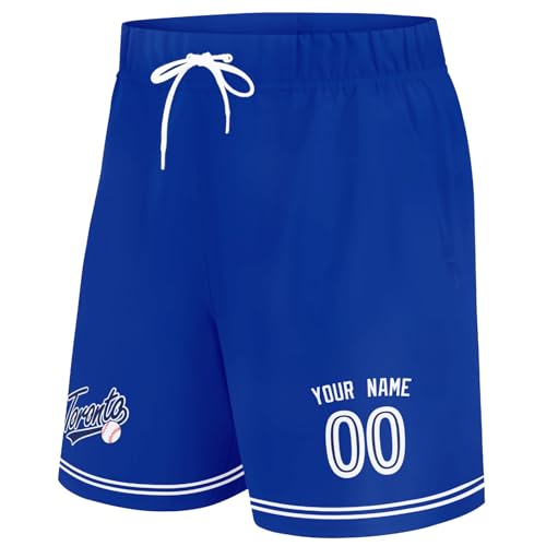 Image of ANTKING Swim Trunks Custom Name Number Beach Shorts for Men Youth Gifts