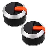 COHEALI 2 Pezzi Manopola Dell'interruttore per Fornello a Gas 58mm in Plastica Resistente, Manopola di Controllo del Bruciatore per Barbecue e Cucina con Installazione Rapida,