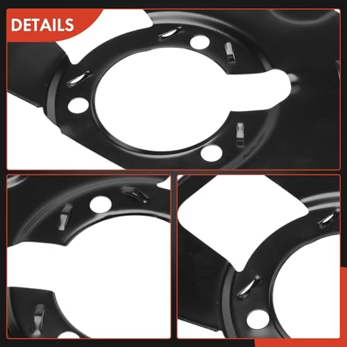 A-Premium Front Passenger Side Brake Dust Shield Compatible with Chevrolet, GMC and Cadillac Models - Silverado 1500, Silverado 1500 LD, Sierra 1500, Tahoe, Yukon, Suburban, Escalade, Escalade ESV by A-premium - Image 8