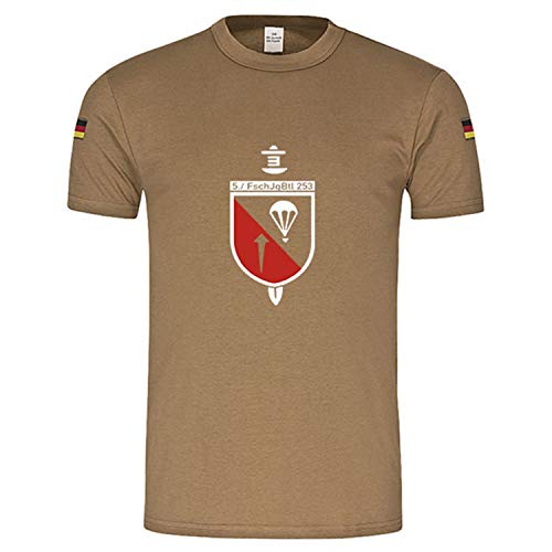 T-shirt tropical du 253e bataillon de parachutistes BW en vert taille 3XL