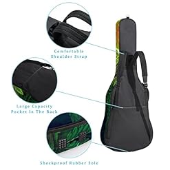 Leaves and Sunshine Housse de transport rembourrée imperméable Oxford pour guitare avec bandoulière réglable - Les Beatles, Paul McCartney, John Lennon, RIngo Starr, George Harrison Leaves and Sunshine Housse de transport rembourrée imperméable Oxford pour guitare avec bandoulière réglable – Image 3