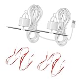 Msioytog Verstellbarer, einziehbarer 5-V USB Deckenventilator für Grillabende, Fleischmärkte, Essen Freien, leises Kabeldesign, USB Ventilator für Fleischgeschäfte