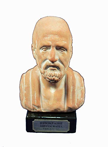 Hippocrate sculpture buste ancien grec "Père de la médecine moderne" artefact Cover