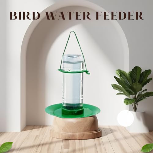 Image of Hanging Bird Water Feeder for Outdoor, Garden and Balcony, Weatherproof Bird Water Feeder Large Capacity (Pack of 5 Pcs)