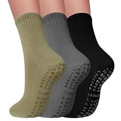 3 Pairs-black/Olive Green/Dark Grey