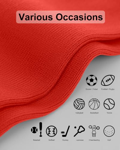 Image of APTESOL Knee High Sport Soccer Baseball Socks for Youth Boys Girls (1 /3 /5 Pairs)