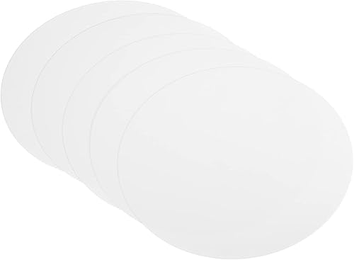 PATIKIL Papel de cartón redondo de 83 pulgadas 25 piezas de círculos de disco en blanco para decoraciones de fiestas manualidades dibujo pintura