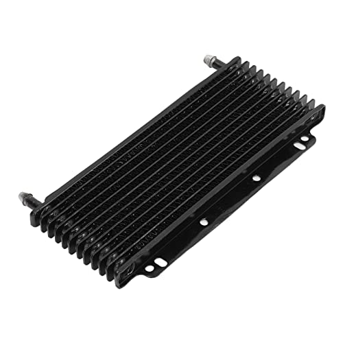 Tbest Enfriador de Aceite de Aluminio, Transmisión Automática, de Refrigeración de Motor de Alto Rendimiento para Coche, Motocicleta, Moto de Cross, ATV 2