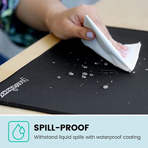 DX-1000M, Tappetino per mouse gaming con Base Antiscivolo in Gomma, M: 250x210x2 mm, Nero - Mousepad - Immagine 3