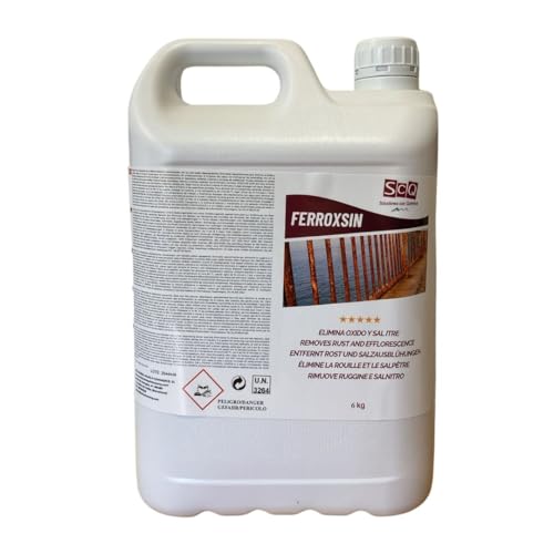 SCQ Soluciones con Química Eliminador de oxido 6kl | Desoxidante Quita oxido | Elimina Óxido y recupera el Color Original | removedor de oxido y salitre | Embarcaciones, Automóviles y Herramientas