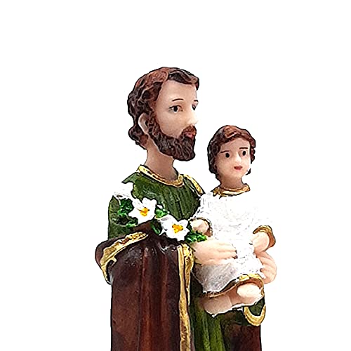 Imagem São José Pai Adotivo De Jesus Escultura 15 Cm Resina