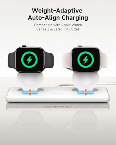 Cargador doble Apple Watch para cargar dos relojes sin ocupar espacio 3