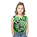 OOTBIN Boys Tank Tops Tie Dye Shirt Kids Sleeveless T Shirts Dinosaur Graphic Tees for 5-6 Years Girls