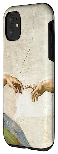 Iphone 11 Michelangelo Creation Of Adam Sistine Chapel Case #TOP1