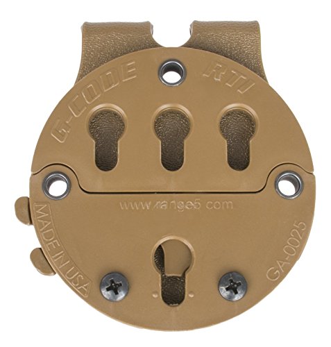 G-CODE (TAN RTI Battle Belt MOLLE Adapter-GCA 87-100% Made in USA