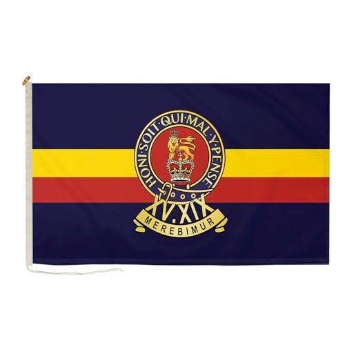 Drapeaux Royal Hussars résistants 90 x 60 cm pour mât extérieur