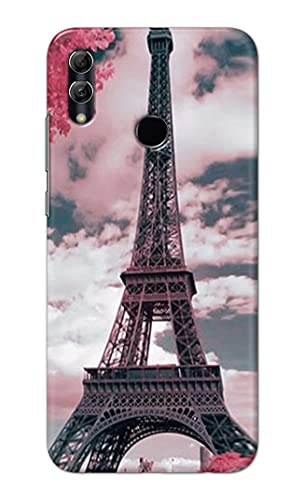 Image of Lovers Famous Place Eiffel Tower in Paris Hard Back Case Cover for Huawei P Smart (2019) / Honor 10 Lite, Pot-LX1 / POT-LX1AF Back Cover -(J5) VNS2227