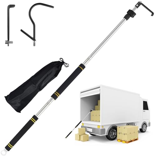 Bed Buddy Truck Tool,Cargo Grabber Pickup Truck Bed Thickened Stainless Steel Telescopic 33-74inch wear-Resistant complimentary Storage Bag Professional Cargo Grabber Reach Retriever Tool