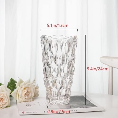 Vase en verre transparent pour composition hydroponique et fleur séchée - 2