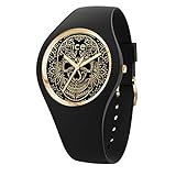 Grösse : Medium (40mm) Ice-Watch - ICE change Calavera black gold - Women\'s wristwatch with silicon strap - 016051 (Medium)