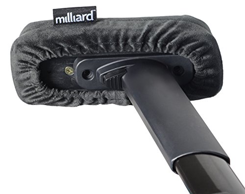 Milliard Ergonomic Office Chair Memory Foam Armrest Pad Comfy Gaming Chair Cushions For Elbow And Forearms With Removable Cover - 2 Pack High Density Foam - Black (9 X 4.25 X 1.50 In.) #TOP5