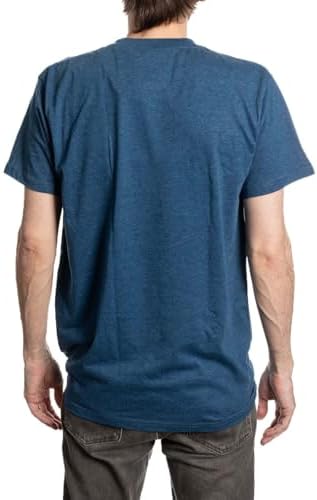 Calhoun NHL Men’s Heather Vintage Style T-Shirt — Screen Printed Logo Tee, Cotton Poly Blend (Edmonton Oilers, XX-Large) - 1