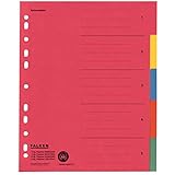 din 5008 vorlage word Eurolochung Original Falken Karton-Register überbreit. Made in Germany. Für DIN A4 24 x 29,7 cm volle Höhe mit Organisationsdruck 5-teilig vollfarbig zur Ablage von Prospekt- und Klarsichthüllen