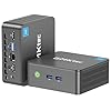 GMKtec Mini PC N95 (Turbo 3.4GHz) 16GB DDR4 512GB SSD Computadora de escritorio 4K Dual HDMI Display/3x USB3.2/WiFi 5 BT5.0/RJ45 Ethernet Nucbox G3S