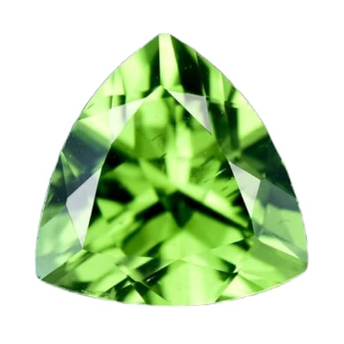 Péridot naturel trillon 7x7mm GH_NAT_09784 pour création de bijoux