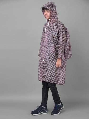 Image of Dollar Rainguard Kids' Full Sleeve Circle Printed Long Raincoat With Adjustable Hood and Pocket