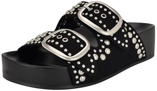NINE WEST Flinne sandale noir en taille 37 EU pour femme avec design chic et talon élégant