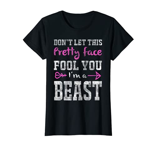 Fitness Lady Gym Lover Girl Diseño de estilo envejecido Camiseta