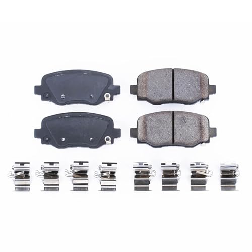 Image of PowerStop Rear Brake Pads for Alfa Romeo Tonale 2024-25 |Chrysler 200 2015-17 |Dodge Hornet 2023-25 |Fiat 500X 2016-23 - Z17 Ceramic Brake Pads with Installation Hardware, 17-1734