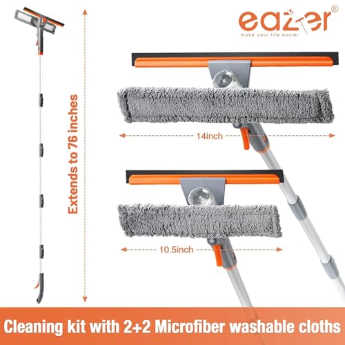 Image of Eazer Squeegee Microfiber Cloth - Suitable for eazer Spray Window Squeegee Cleaner Tool