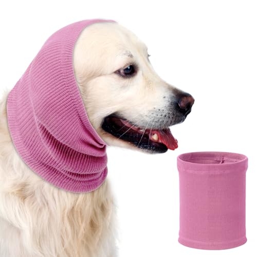 Aomig Paraorecchie per Cani,Scaldaorecchie per Cani e Collo con Cancellazione del Rumore Protezione, Scaldacollo e Orecchie per Alleviare l'ansia e Calmante, Mantenere al Caldo, Riduzione del Rumore