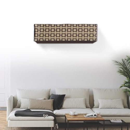 Image of Split AC Cover for 1.5 Ton Indoor & Outdoor Unit | Waterproof & Dustproof Protection | UV Resistant | Durable PVC Material | Weatherproof Outdoor Cover | Easy Installation