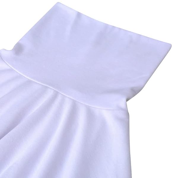 Men's Turtleneck Top Slim Fit Solid Base Thin Sweater Casual Long Sleeve Underwear Tops Male Cozy Blouse T-Shirt White by Hrbtens - Image 3