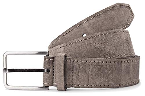 Cinto Masculino Casual Couro Cinza cor:Cinza;tamanho:100