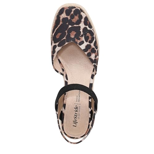 LifeStride Women's Pilar Espadrille Wedge Sandal Light Natural Leopard 8.5 M by LifeStride - Used condition - Image 5